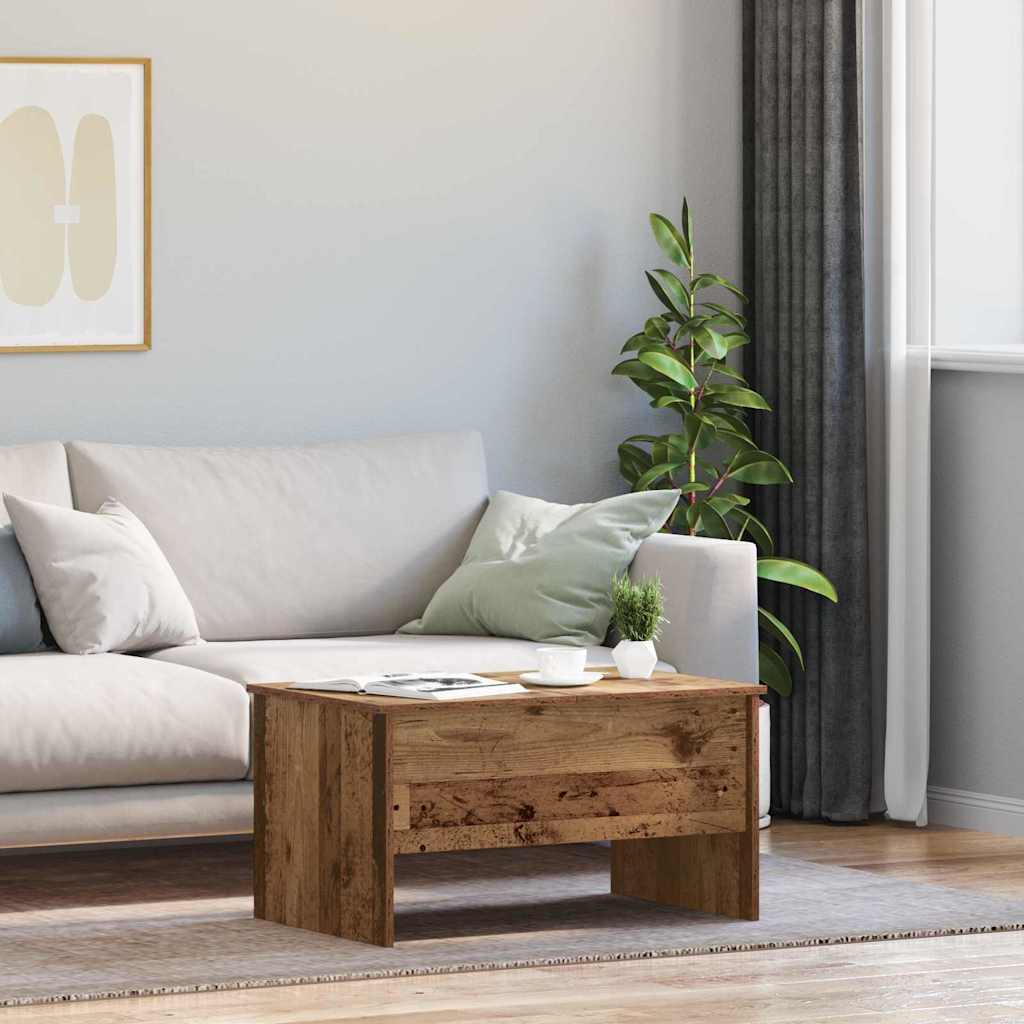 vidaXL Masă de cafea Lemn Vechi 102 x 50,5 x 46,5 cm Lemn compozit