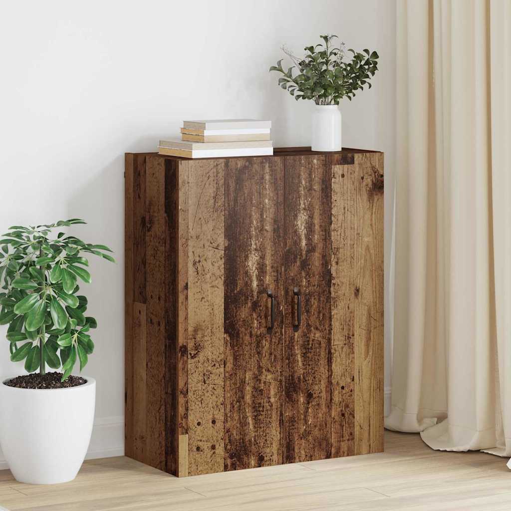 vidaXL Dulap suspendat Lemn vechi 69.5 x 34 x 90 cm Lemn compozit