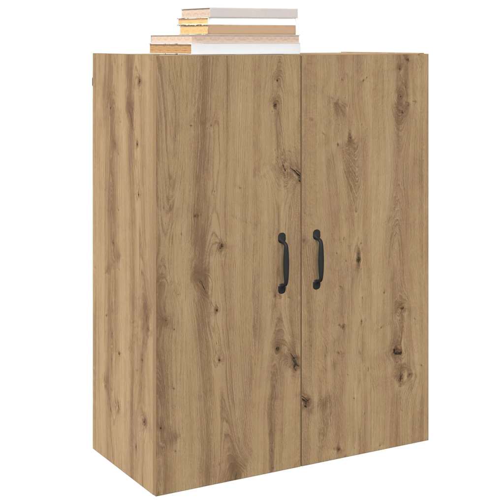 vidaXL Dulap suspendat Pe perete stejar artizanal 69.5 x 34 x 90 cm