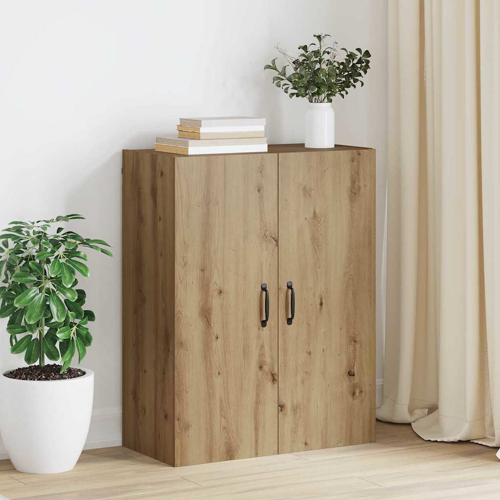 vidaXL Dulap suspendat Pe perete stejar artizanal 69.5 x 34 x 90 cm