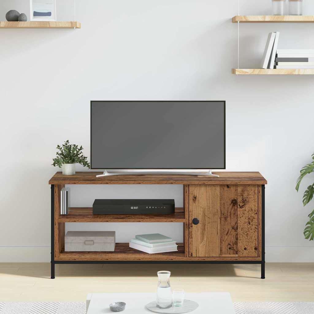 vidaXL Cabinet TV cu raft Lemn vechi 100 x 40 x 45 cm Lemn compozit