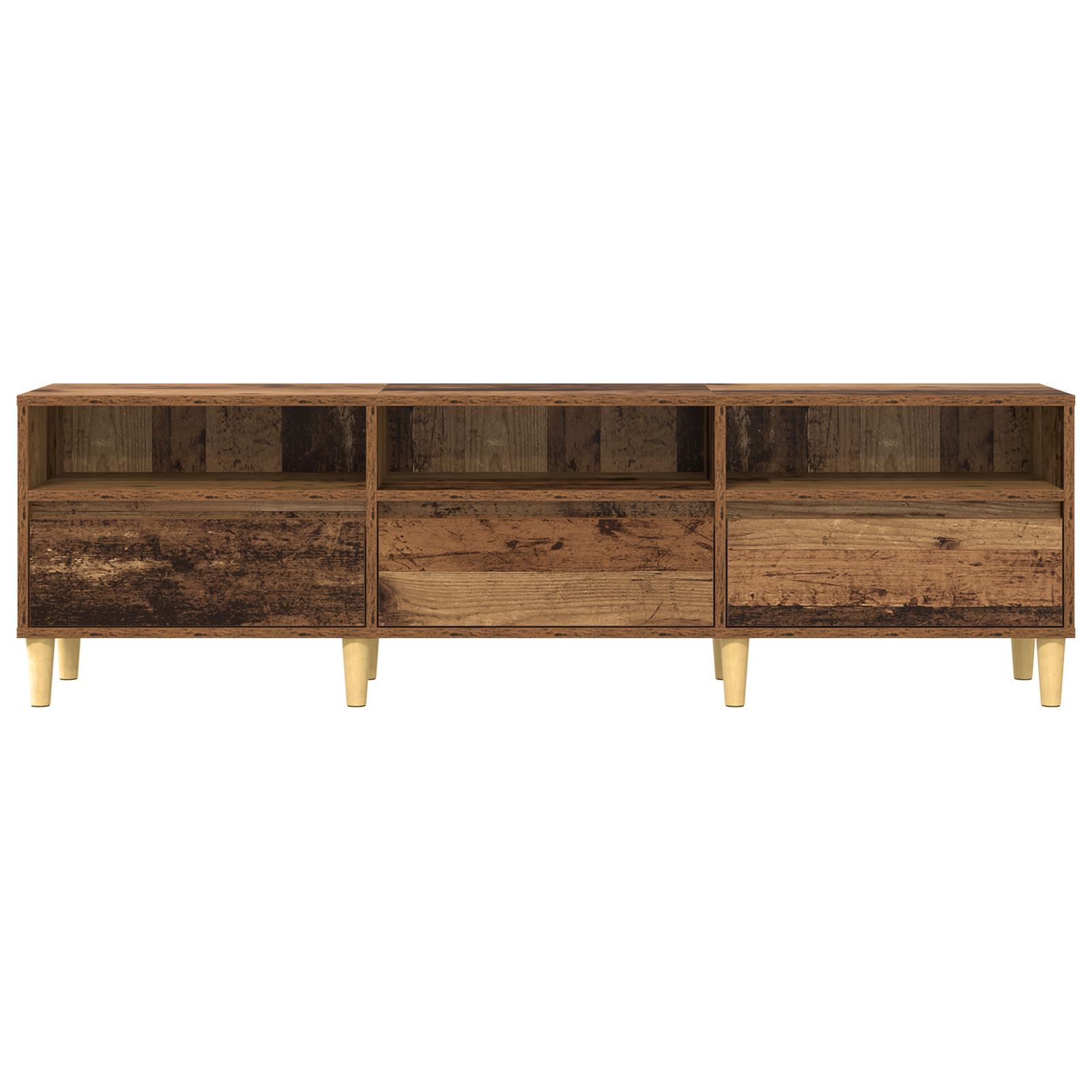 vidaXL Cabinet TV Lemn vechi 150 x 30 x 44.5 cm Lemn compozit vidaXL Cabinet TV Lemn vechi 150 x 30 x 44.5 cm Lemn compozit