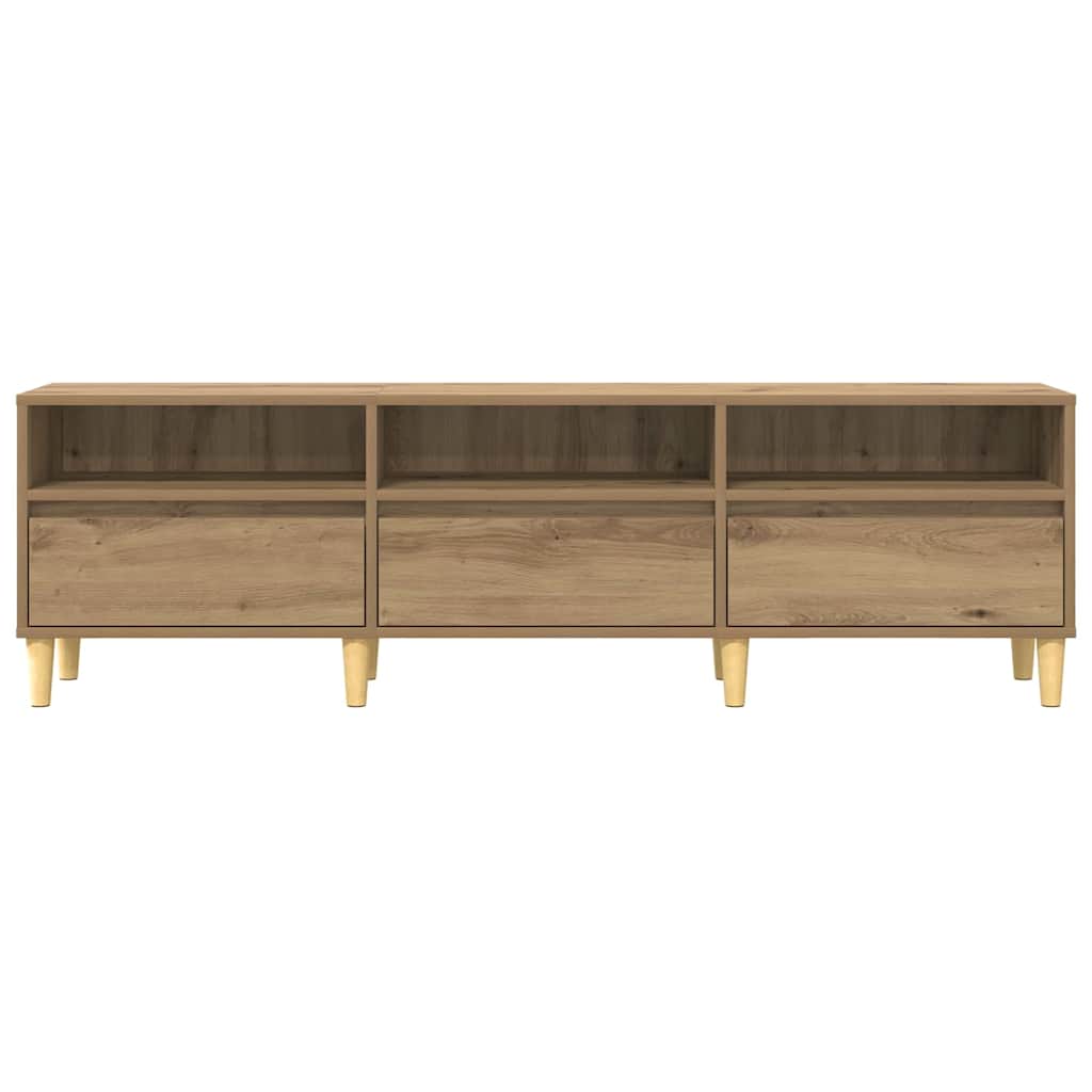 vidaXL Cabinet TV stejar artizanal 150 x 30 x 45 cm Lemn compozit