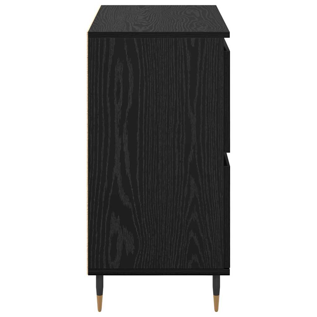 vidaXL Bufet cu depozitare cu ușă Negru 60 x 35 x 70 cm Lemn compozit vidaXL Bufet cu depozitare cu ușă Negru 60 x 35 x 70 cm Lemn compozit