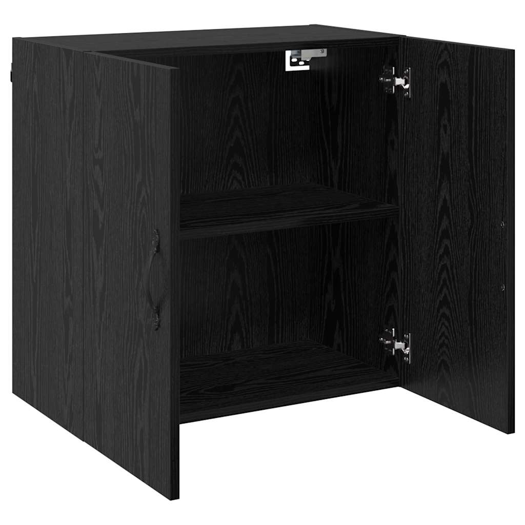 vidaXL Dulap de perete Stejar negru 60 x 31 x 60 cm Lemn compozit