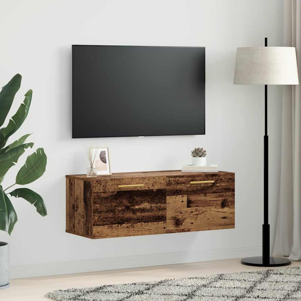 vidaXL Dulap de perete Lemn vechi 100 x 36.5 x 35 cm Lemn compozit