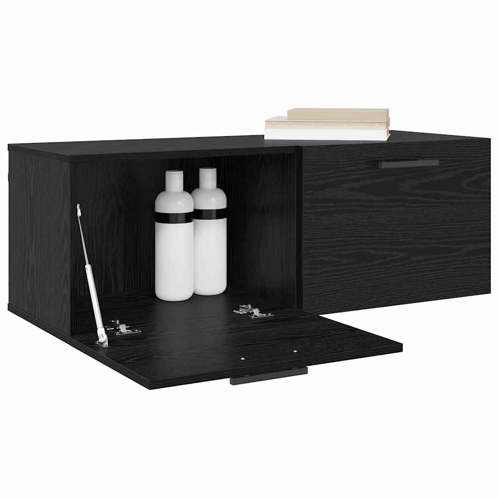 vidaXL Dulap de perete Stejar negru 100 x 36.5 x 35 cm Lemn compozit