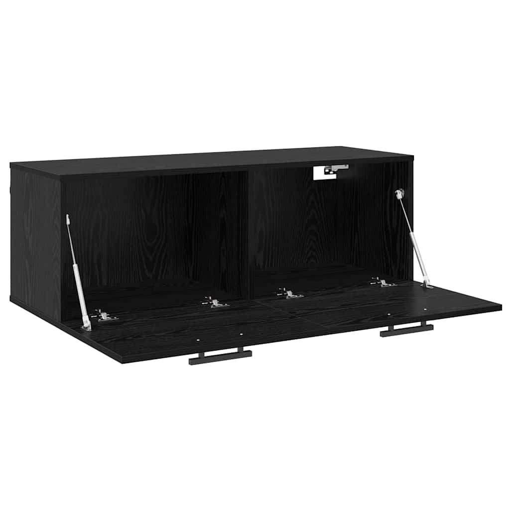 vidaXL Dulap de perete Stejar negru 100 x 36.5 x 35 cm Lemn compozit