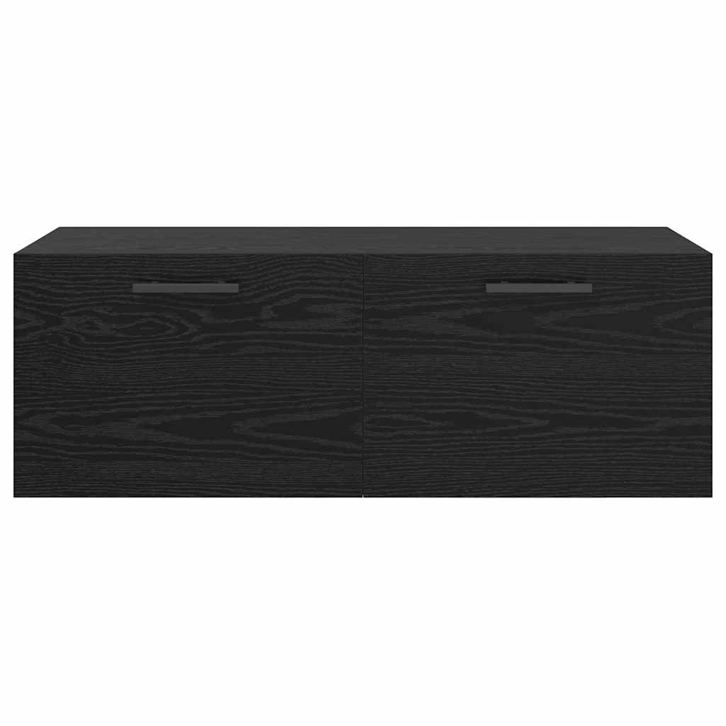vidaXL Dulap de perete Stejar negru 100 x 36.5 x 35 cm Lemn compozit