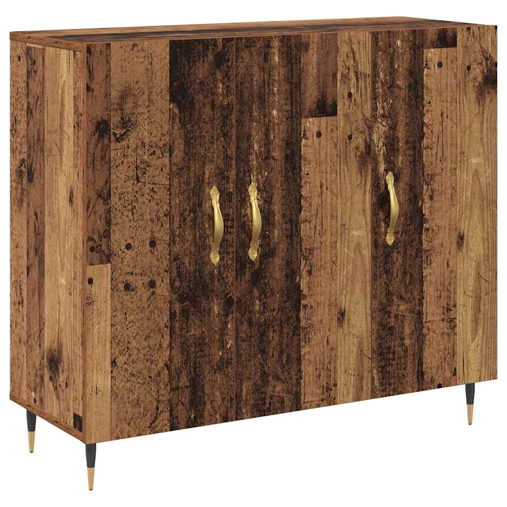vidaXL Bufet cu depozitare cu ușă Maro 90 x 34 x 80 cm Lemn compozit vidaXL Bufet cu depozitare cu ușă Maro 90 x 34 x 80 cm Lemn compozit