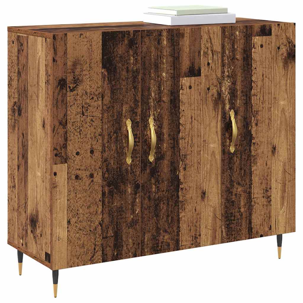 vidaXL Bufet cu depozitare cu ușă Maro 90 x 34 x 80 cm Lemn compozit vidaXL Bufet cu depozitare cu ușă Maro 90 x 34 x 80 cm Lemn compozit