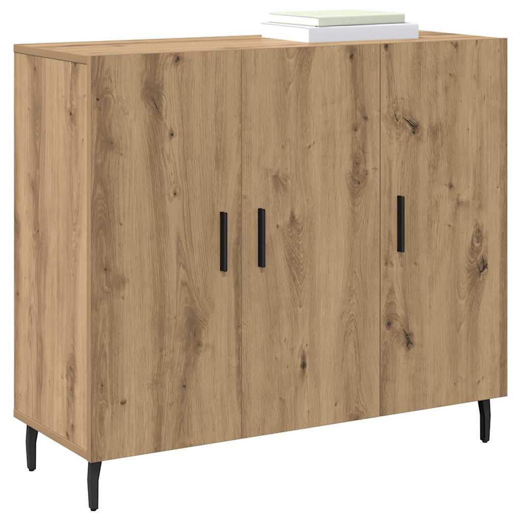 vidaXL Bufet cu depozitare cu ușă Maro 90 x 34 x 80 cm Lemn compozit vidaXL Bufet cu depozitare cu ușă Maro 90 x 34 x 80 cm Lemn compozit