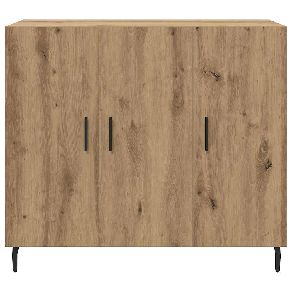 vidaXL Bufet cu depozitare cu ușă Maro 90 x 34 x 80 cm Lemn compozit vidaXL Bufet cu depozitare cu ușă Maro 90 x 34 x 80 cm Lemn compozit