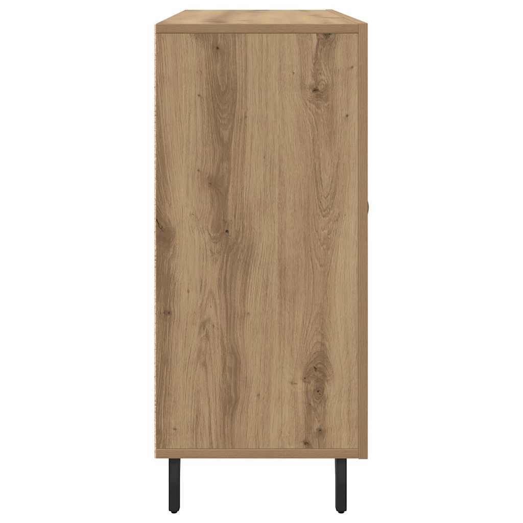 vidaXL Bufet cu depozitare cu ușă Maro 90 x 34 x 80 cm Lemn compozit vidaXL Bufet cu depozitare cu ușă Maro 90 x 34 x 80 cm Lemn compozit