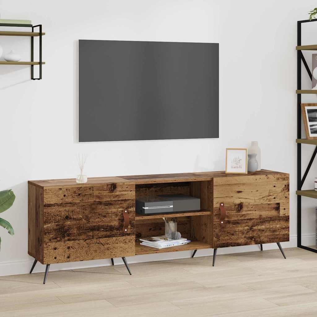 vidaXL Cabinet TV cu raft Lemn vechi 150 x 30 x 50 cm Lemn compozit vidaXL Cabinet TV cu raft Lemn vechi 150 x 30 x 50 cm Lemn compozit