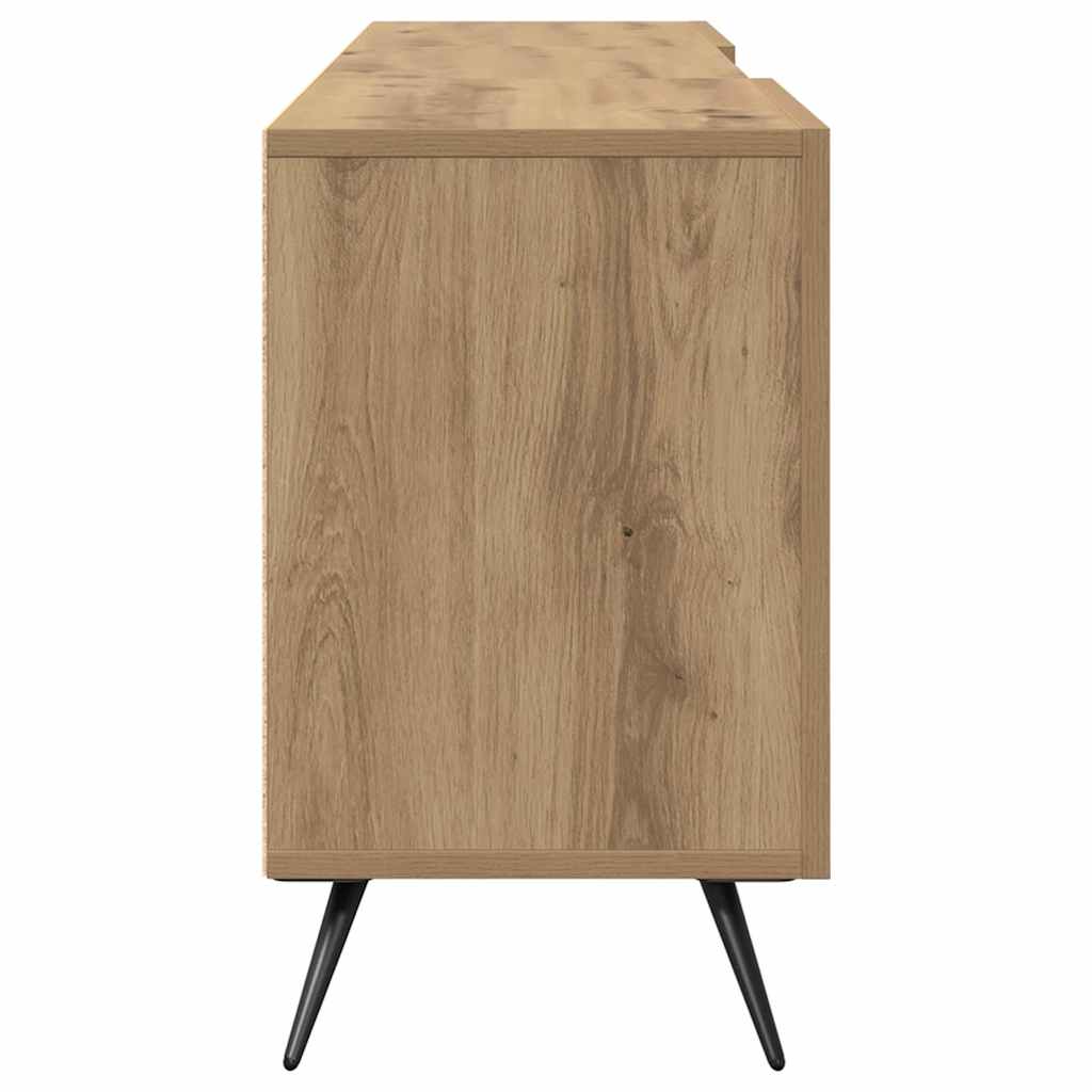 vidaXL Cabinet TV stejar artizanal 150 x 30 x 50 cm Lemn compozit vidaXL Cabinet TV stejar artizanal 150 x 30 x 50 cm Lemn compozit