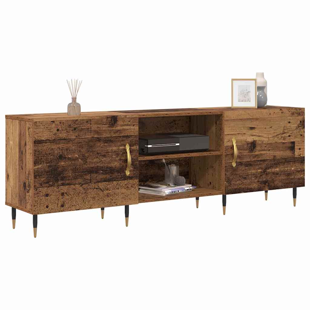vidaXL Cabinet TV cu raft Lemn vechi 150 x 30 x 50 cm Lemn compozit vidaXL Cabinet TV cu raft Lemn vechi 150 x 30 x 50 cm Lemn compozit