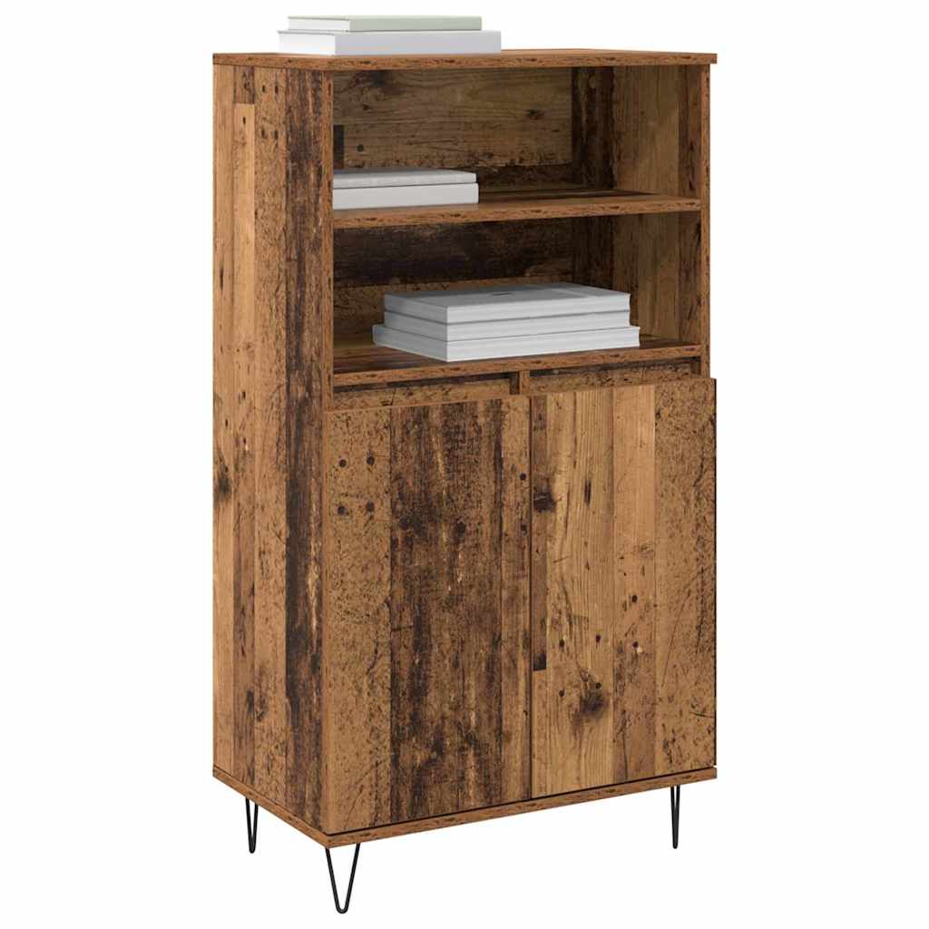 vidaXL Bufet cu raft cu depozitare cu ușă Maro 60 x 36 x 110 cm Lemn compozit vidaXL Bufet cu raft cu depozitare cu ușă Maro 60 x 36 x 110 cm Lemn compozit