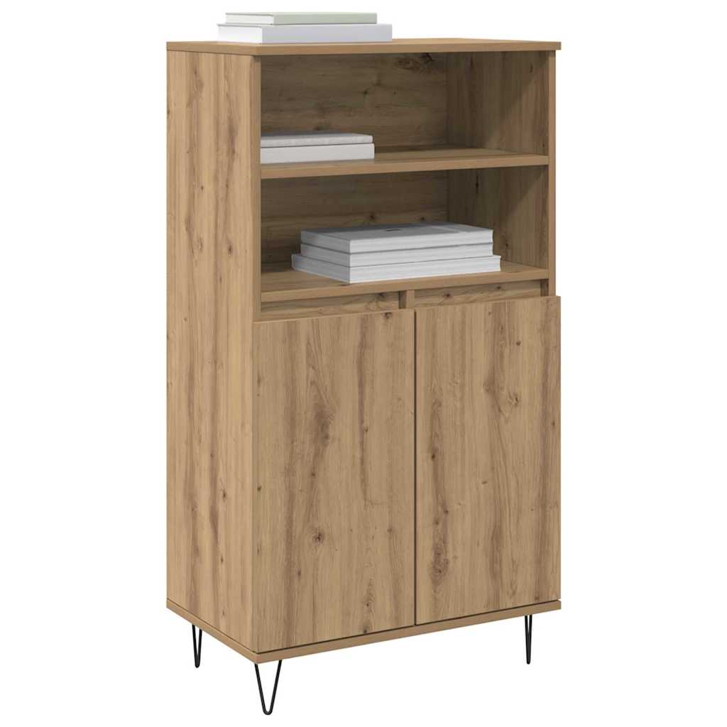 vidaXL Bufet cu raft cu depozitare cu ușă Maro 60 x 36 x 110 cm Lemn compozit vidaXL Bufet cu raft cu depozitare cu ușă Maro 60 x 36 x 110 cm Lemn compozit