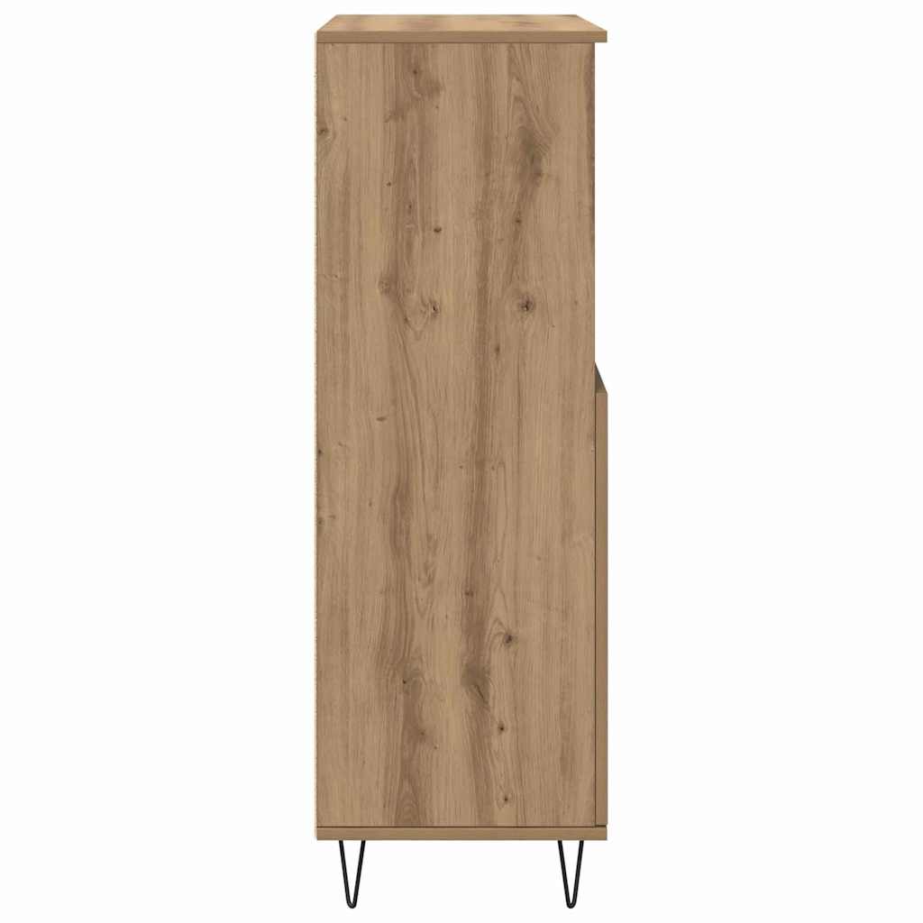 vidaXL Bufet cu raft cu depozitare cu ușă Maro 60 x 36 x 110 cm Lemn compozit vidaXL Bufet cu raft cu depozitare cu ușă Maro 60 x 36 x 110 cm Lemn compozit