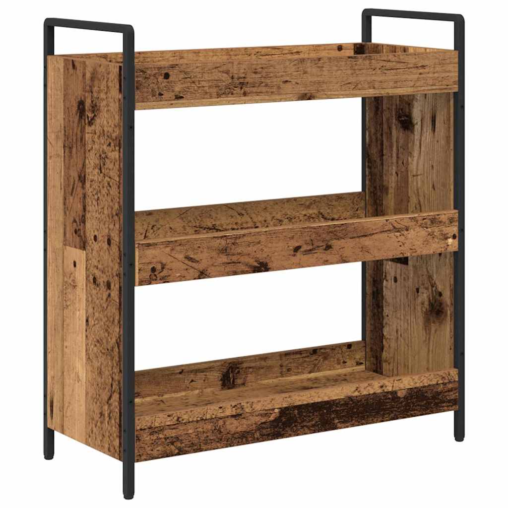 vidaXL Troler de Bucătărie Lemn vechi 70 x 30 x 82 cm Lemn compozit vidaXL Troler de Bucătărie Lemn vechi 70 x 30 x 82 cm Lemn compozit