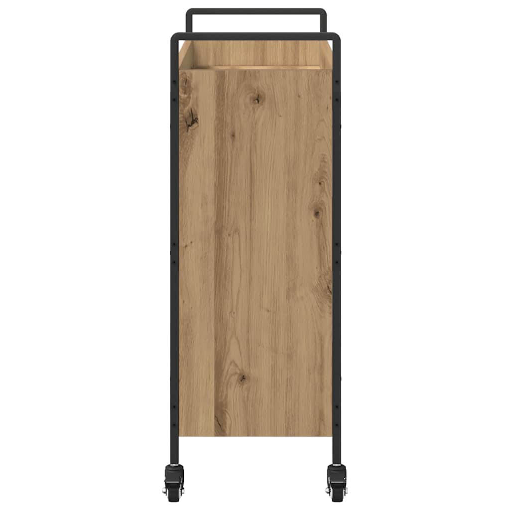 vidaXL Troler de Bucătărie Manual stejar artizanal 70 x 30 x 82 cm vidaXL Troler de Bucătărie Manual stejar artizanal 70 x 30 x 82 cm