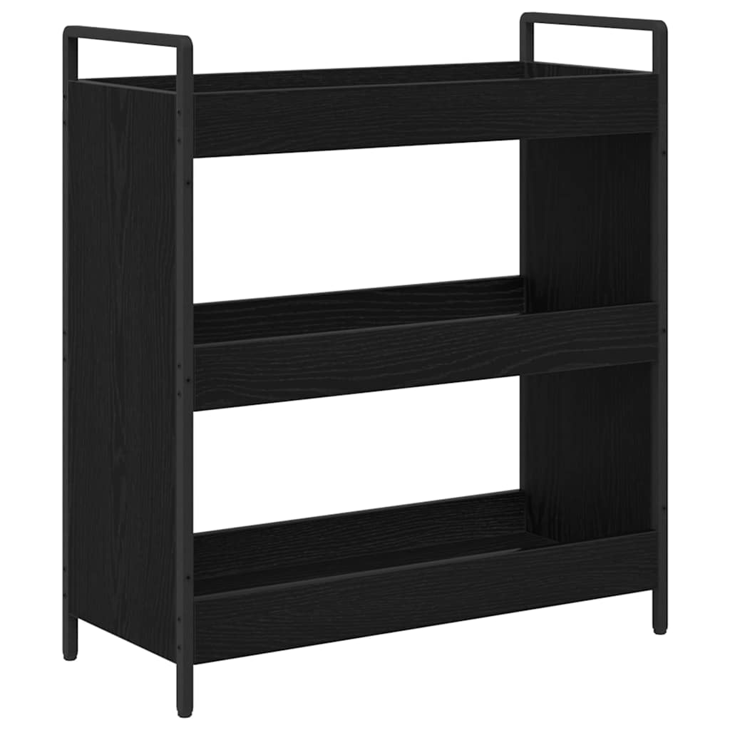 vidaXL Troler de Bucătărie Stejar negru 70 x 30 x 82 cm Lemn compozit vidaXL Troler de Bucătărie Stejar negru 70 x 30 x 82 cm Lemn compozit