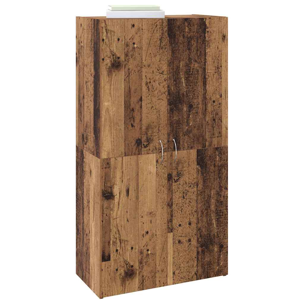 vidaXL Dulap de birou Lemn vechi 60 x 32 x 115 cm Lemn compozit vidaXL Dulap de birou Lemn vechi 60 x 32 x 115 cm Lemn compozit