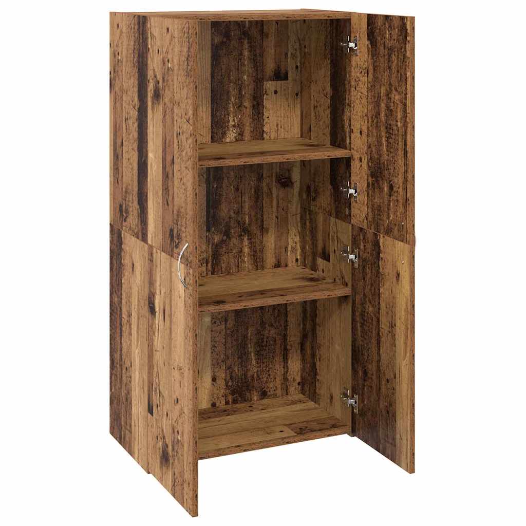vidaXL Dulap de birou Lemn vechi 60 x 32 x 115 cm Lemn compozit vidaXL Dulap de birou Lemn vechi 60 x 32 x 115 cm Lemn compozit