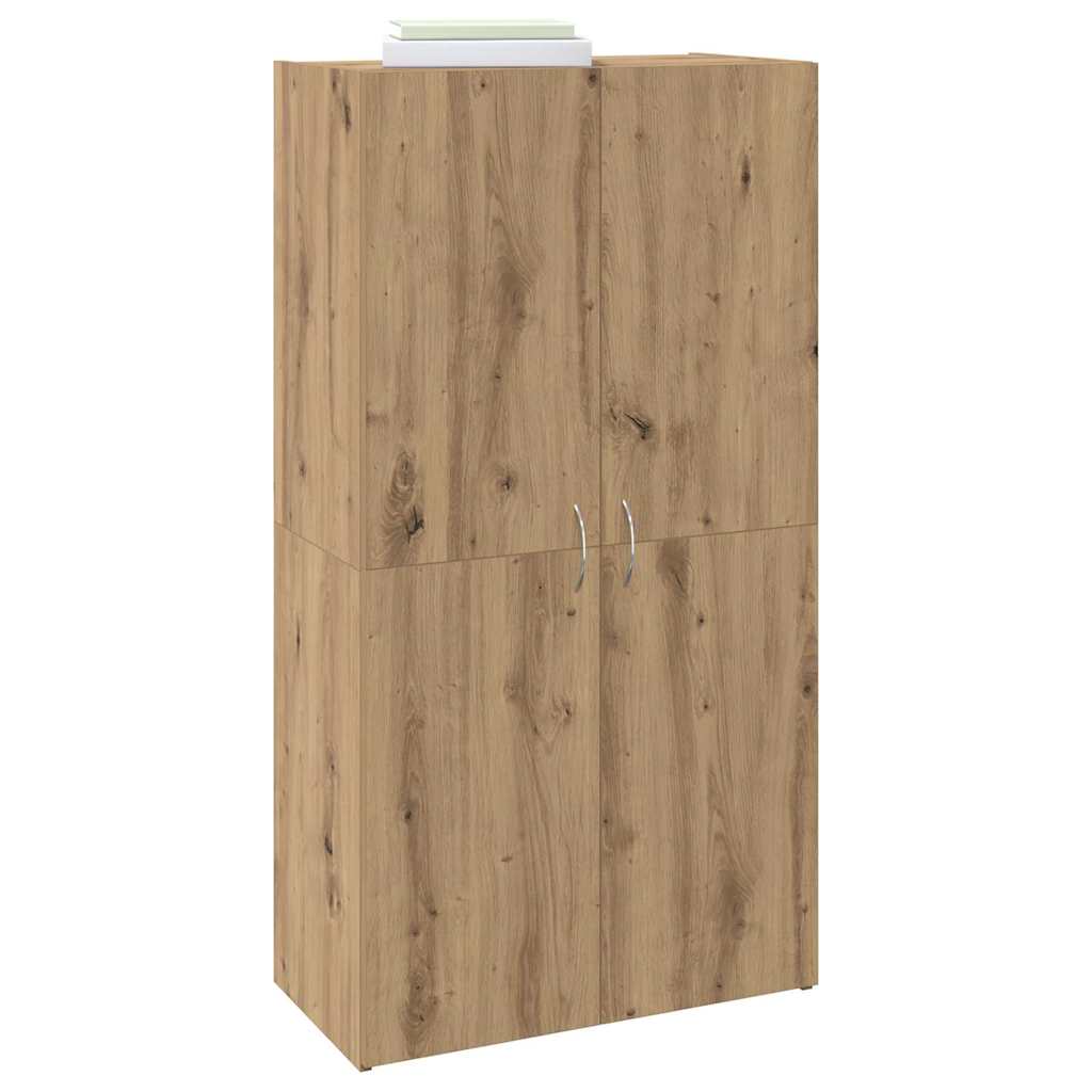 vidaXL Dulap de birou stejar artizanal 60 x 32 x 115 cm Lemn compozit vidaXL Dulap de birou stejar artizanal 60 x 32 x 115 cm Lemn compozit