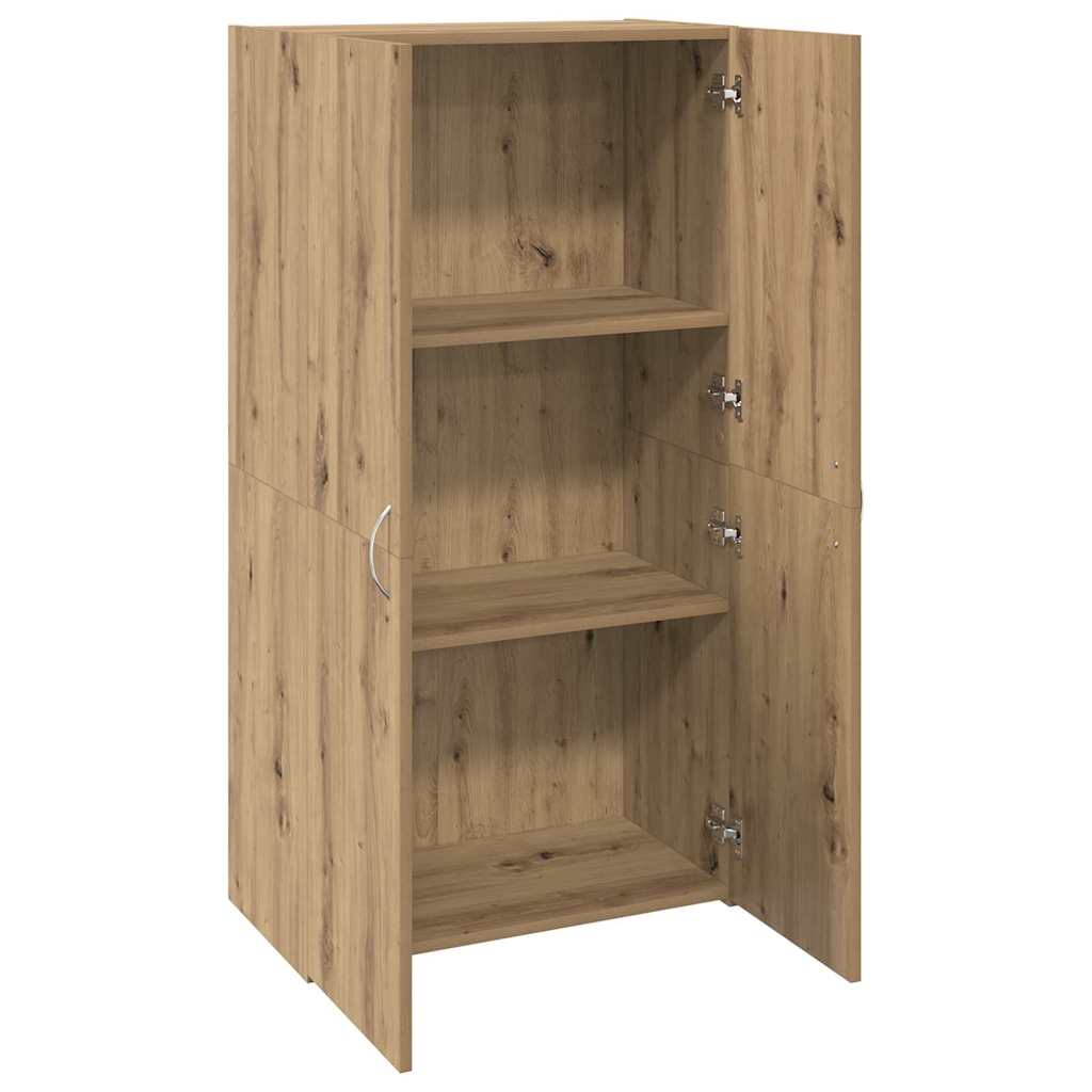 vidaXL Dulap de birou stejar artizanal 60 x 32 x 115 cm Lemn compozit vidaXL Dulap de birou stejar artizanal 60 x 32 x 115 cm Lemn compozit