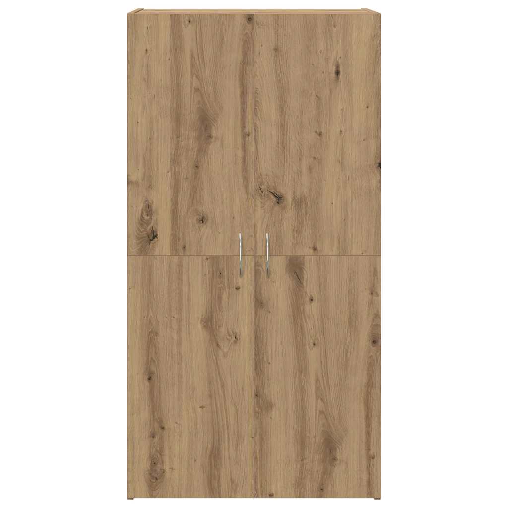 vidaXL Dulap de birou stejar artizanal 60 x 32 x 115 cm Lemn compozit vidaXL Dulap de birou stejar artizanal 60 x 32 x 115 cm Lemn compozit