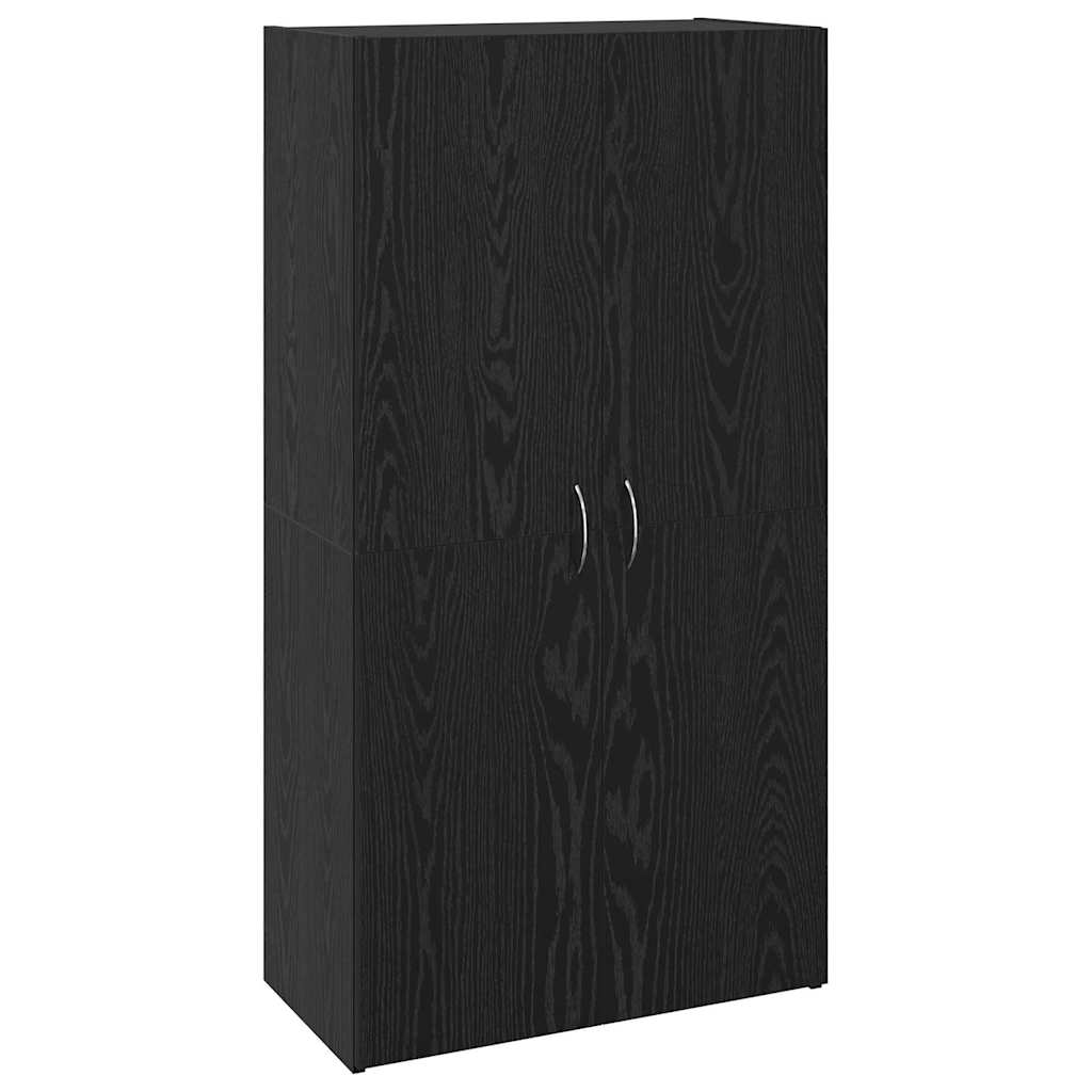 vidaXL Dulap de birou Stejar negru 60 x 32 x 115 cm Lemn compozit vidaXL Dulap de birou Stejar negru 60 x 32 x 115 cm Lemn compozit