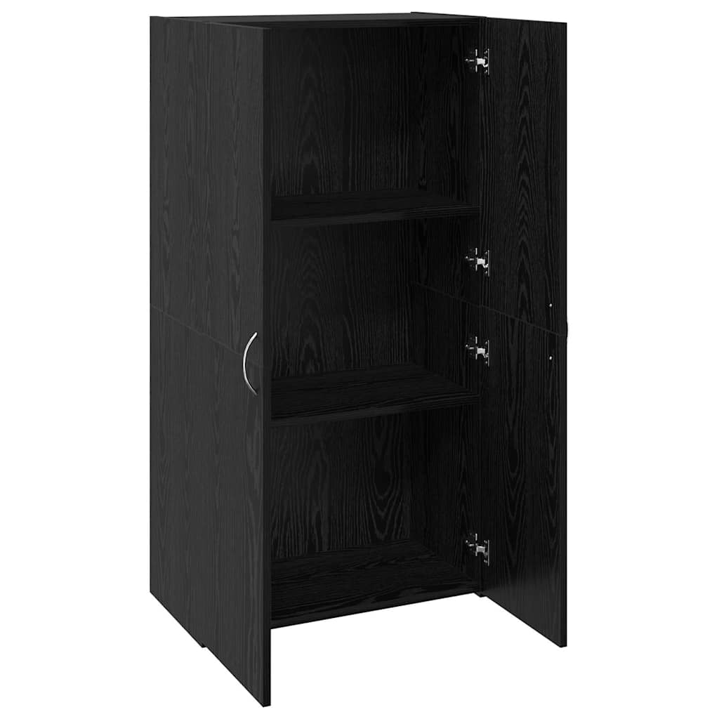 vidaXL Dulap de birou Stejar negru 60 x 32 x 115 cm Lemn compozit vidaXL Dulap de birou Stejar negru 60 x 32 x 115 cm Lemn compozit