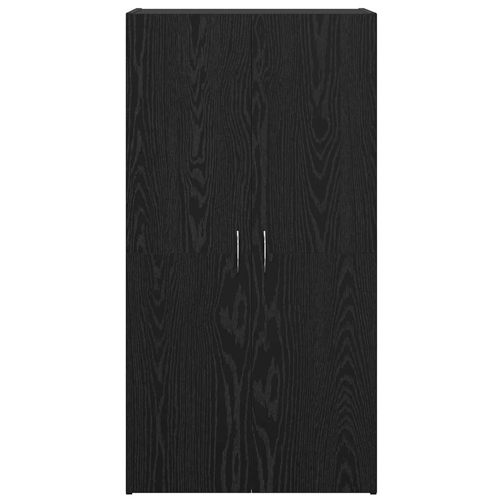vidaXL Dulap de birou Stejar negru 60 x 32 x 115 cm Lemn compozit vidaXL Dulap de birou Stejar negru 60 x 32 x 115 cm Lemn compozit