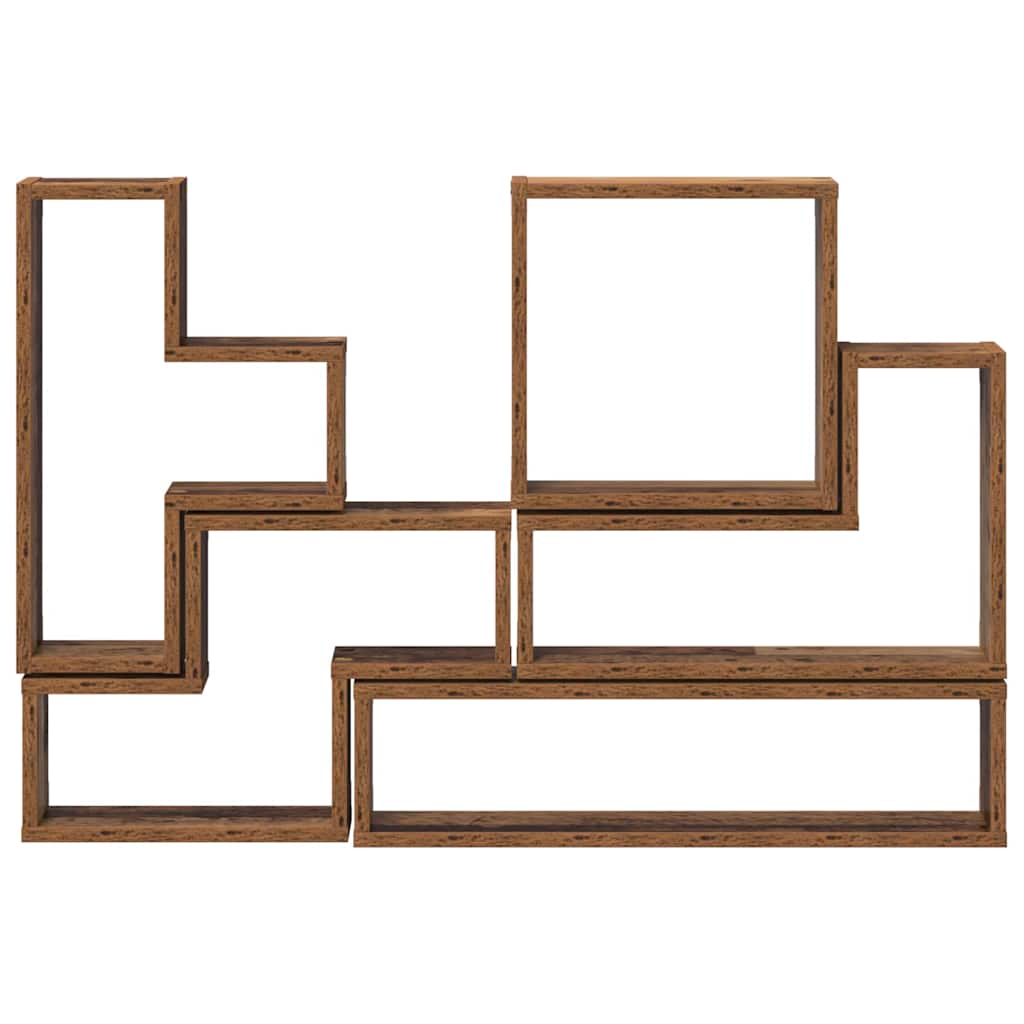 vidaXL Cubo de perete cu raft Lemn vechi 96 x 12 x 64 cm Lemn compozit vidaXL Cubo de perete cu raft Lemn vechi 96 x 12 x 64 cm Lemn compozit