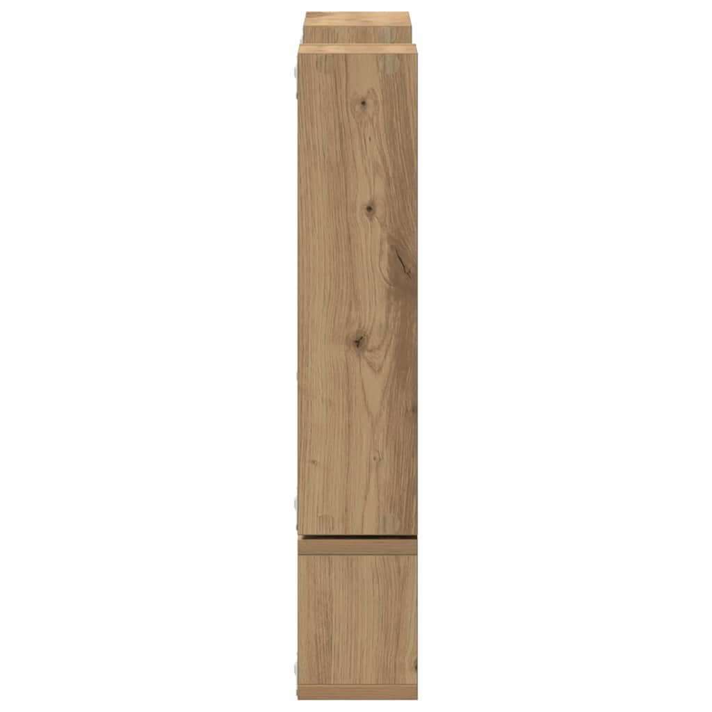 vidaXL Cubo de perete stejar artizanal 96 x 12 x 64 cm Lemn compozit