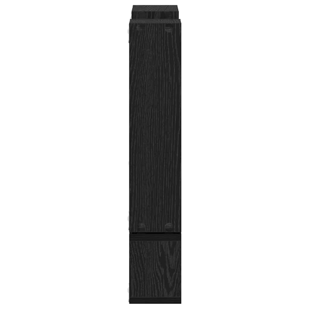 vidaXL Cubo de perete Stejar negru 96 x 12 x 64 cm Lemn compozit vidaXL Cubo de perete Stejar negru 96 x 12 x 64 cm Lemn compozit