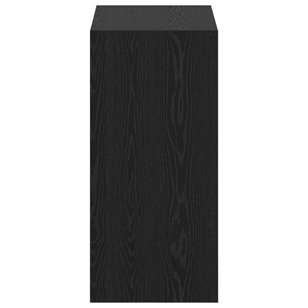vidaXL Dulap cu raft Stejar negru 77 x 48 x 102 cm Lemn compozit