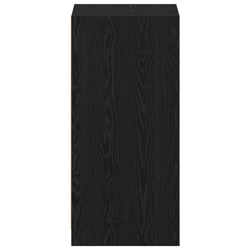 vidaXL Dulap cu raft cu depozitare Stejar negru 41 x 48 x 102 cm Lemn compozit vidaXL Dulap cu raft cu depozitare Stejar negru 41 x 48 x 102 cm Lemn compozit