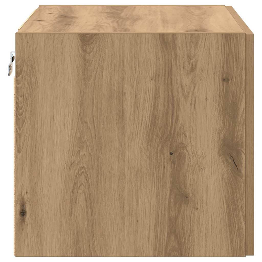 vidaXL Dulap de perete Pe perete stejar artizanal 50 x 42.5 x 40 cm