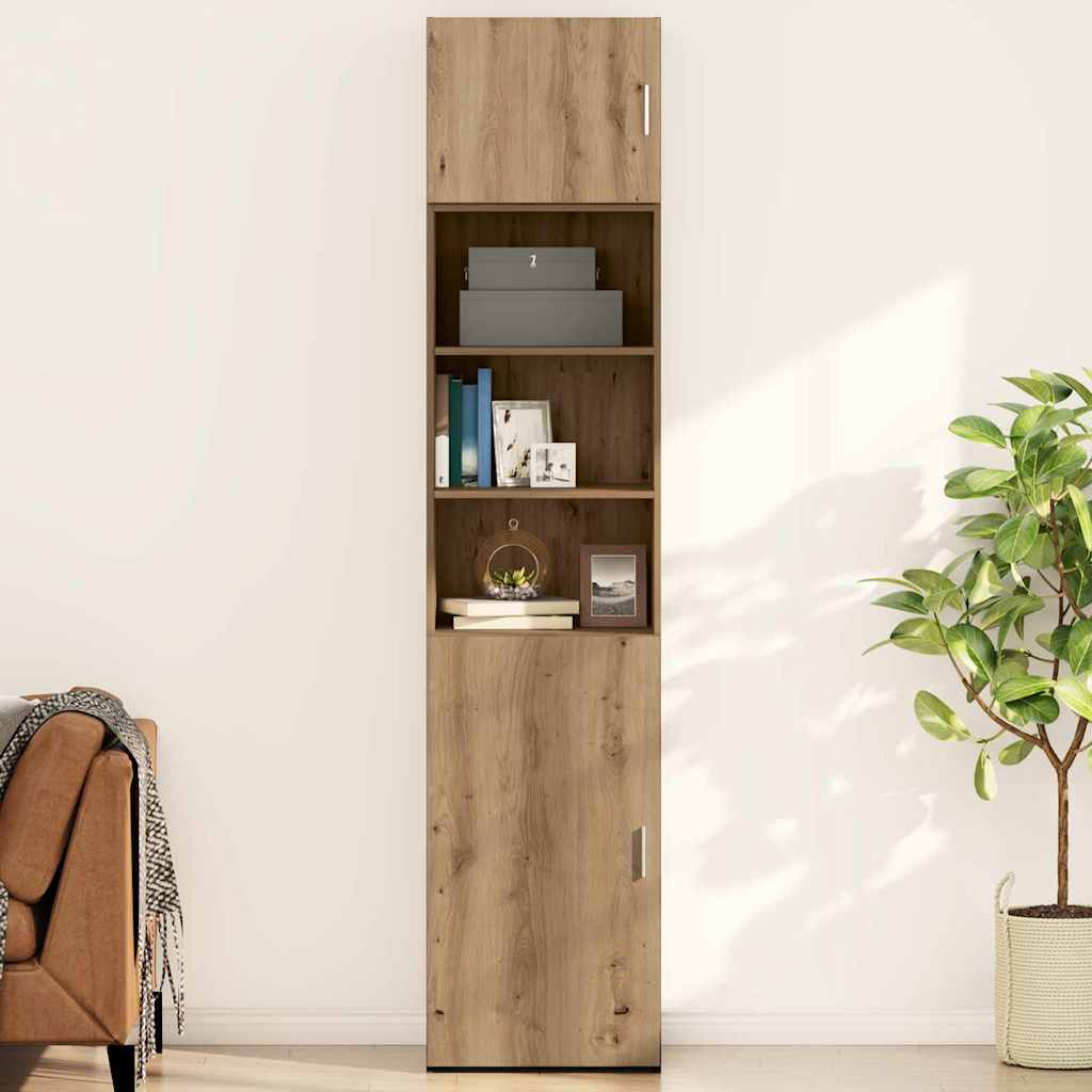 vidaXL Dulap de perete Pe perete stejar artizanal 50 x 42.5 x 40 cm