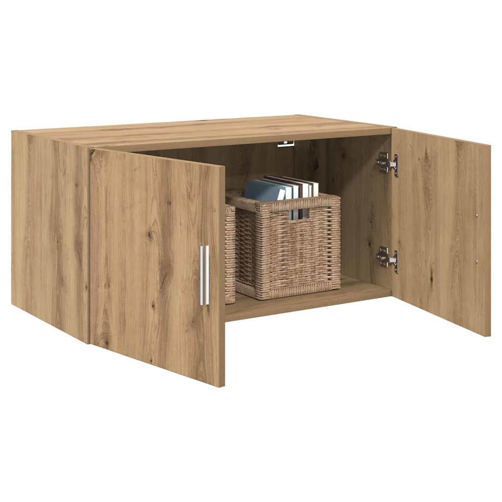 vidaXL Dulap de perete Pe perete stejar artizanal 80 x 42.5 x 40 cm