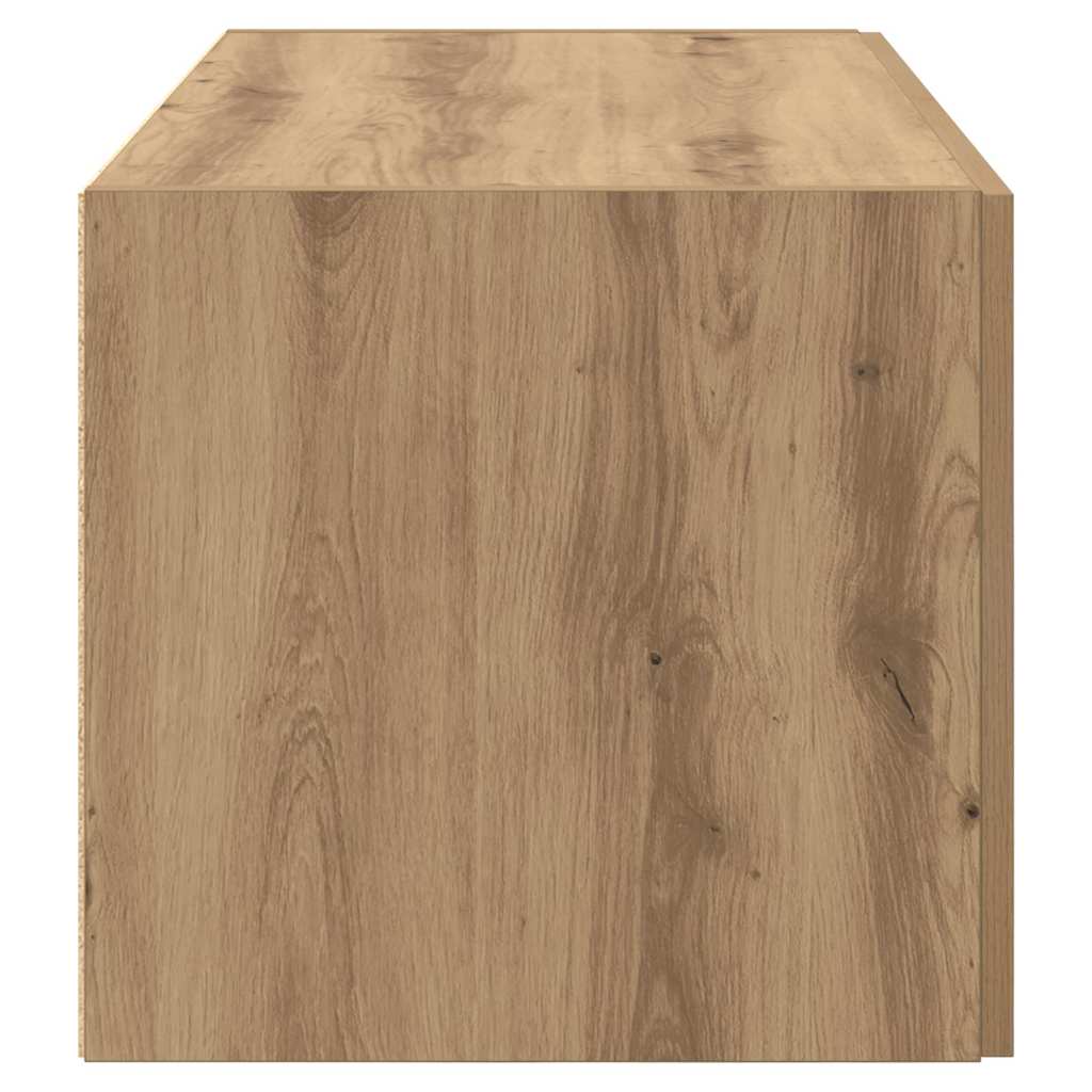 vidaXL Dulap de perete Pe perete stejar artizanal 80 x 42.5 x 40 cm