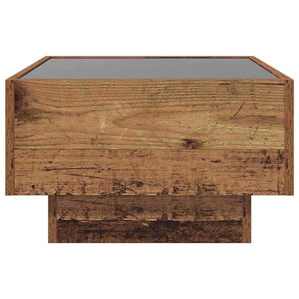 vidaXL Masă de cafea Lemn vechi 50 x 50 x 30 cm Lemn compozit vidaXL Masă de cafea Lemn vechi 50 x 50 x 30 cm Lemn compozit