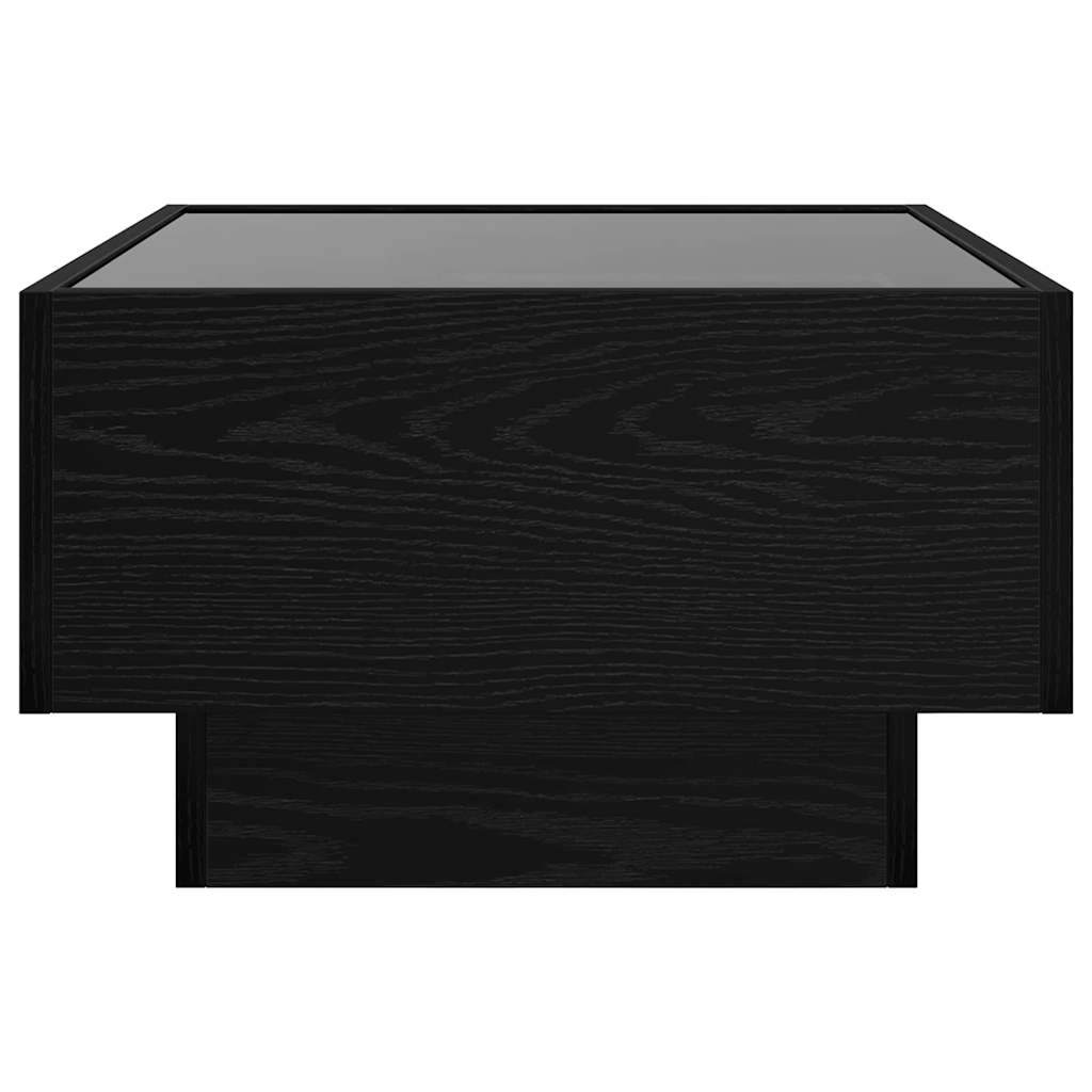 vidaXL Masă de cafea Stejar negru 50 x 50 x 30 cm Lemn compozit