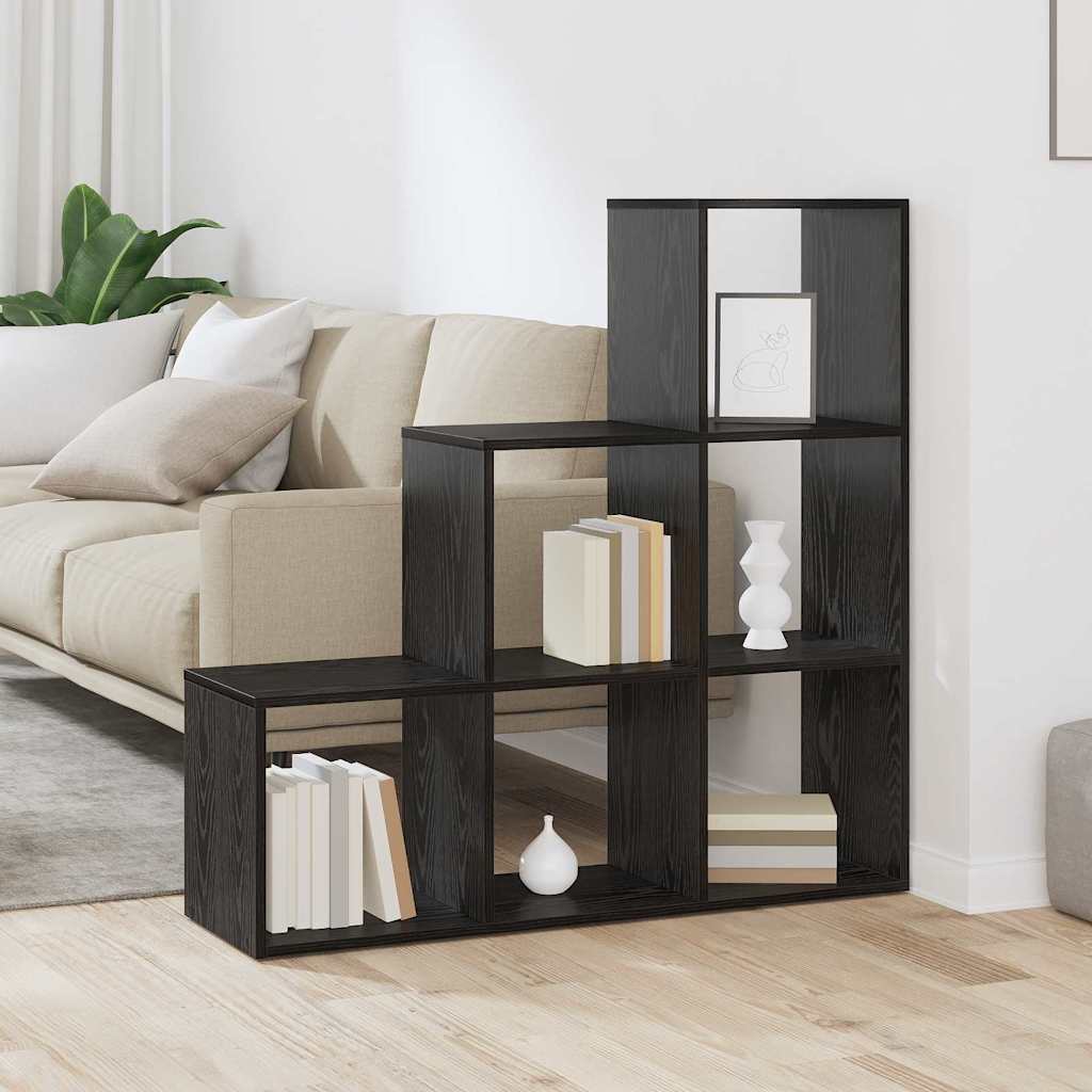 vidaXL Dulap pentru cărți Stejar negru 99 x 29 x 99 cm Lemn compozit vidaXL Dulap pentru cărți Stejar negru 99 x 29 x 99 cm Lemn compozit