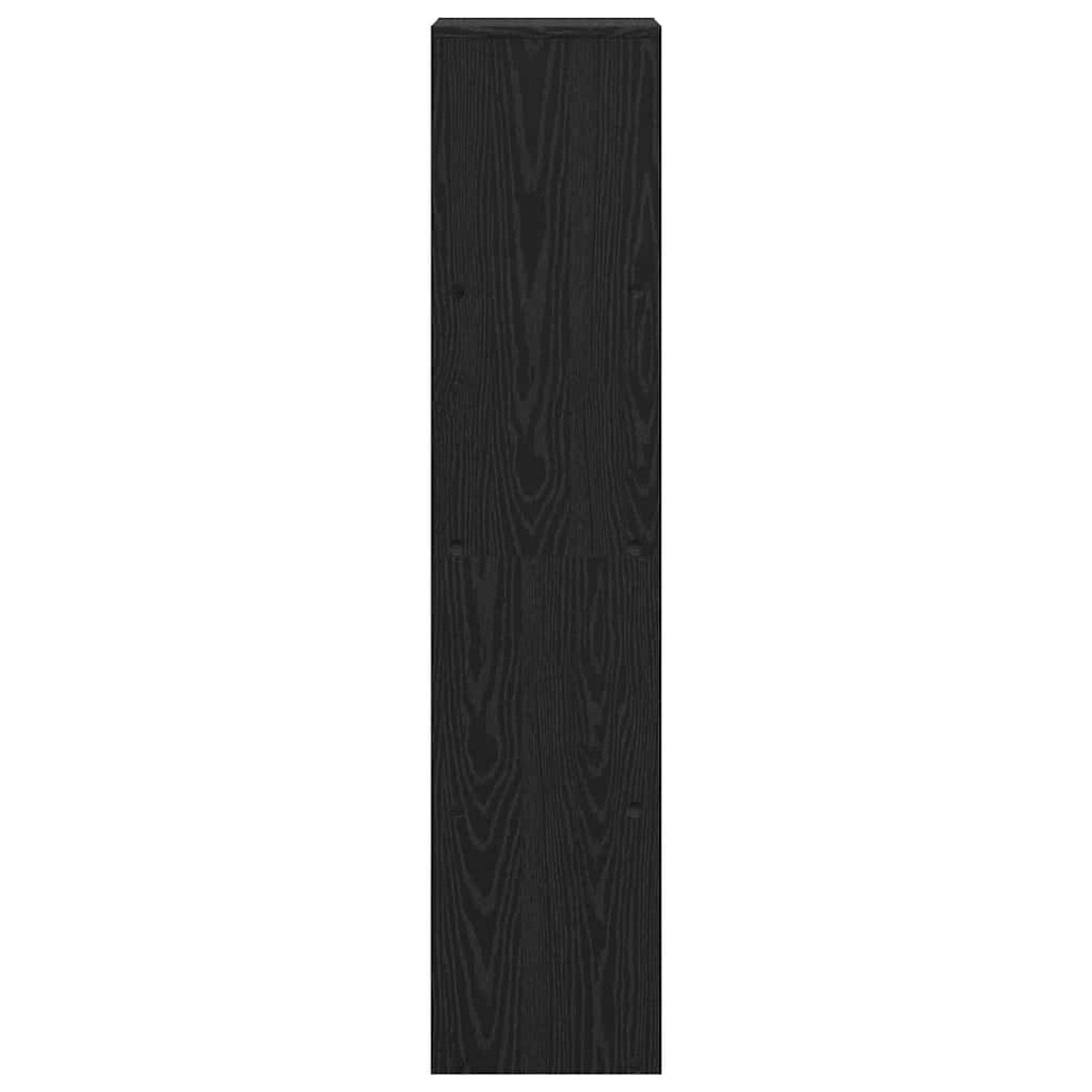 vidaXL Bibliotecă Separator de Camera Stejar Negru