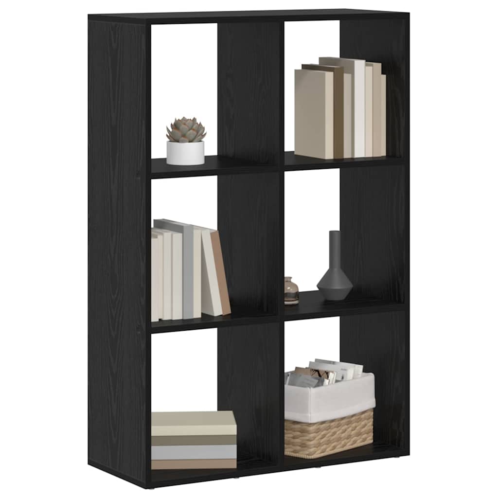 vidaXL Dulap pentru cărți Stejar negru 69.5 x 29 x 103.5 cm vidaXL Dulap pentru cărți Stejar negru 69.5 x 29 x 103.5 cm