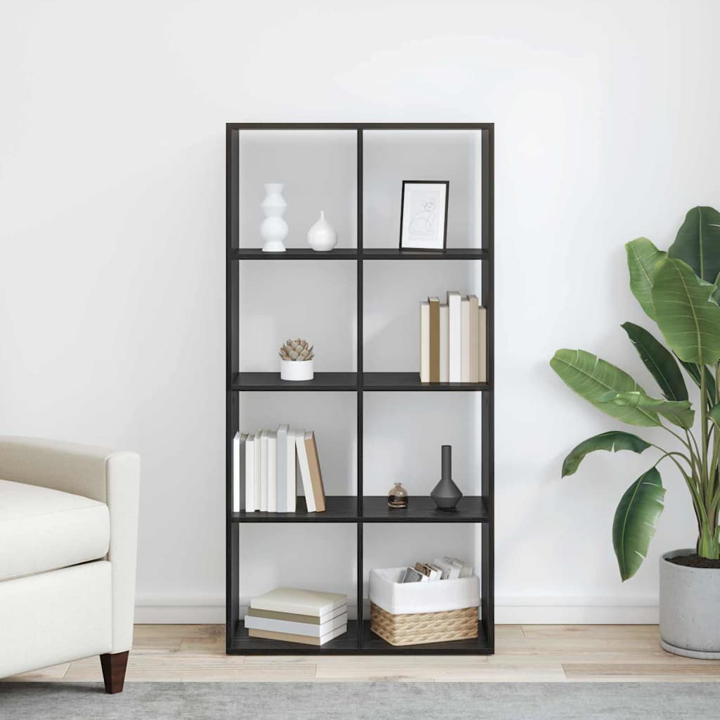 vidaXL Dulap pentru cărți Stejar negru 69.5 x 29 x 137.5 cm vidaXL Dulap pentru cărți Stejar negru 69.5 x 29 x 137.5 cm
